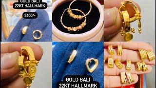 Daily wear hoop Earrings designs with weight & price | simple Gold hoop Earrings designs with price