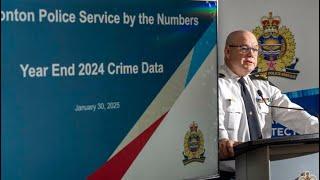 Chief McFee breaks down Edmonton's 2024 crime stats