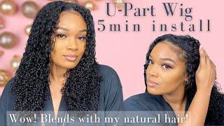 OMG Queen Hair | Watch Me Blend This U-Part Wig | Review & Style