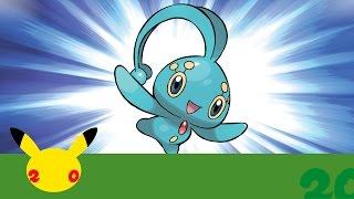 Celebrate #Pokemon20 with the Mythical Pokémon Manaphy!