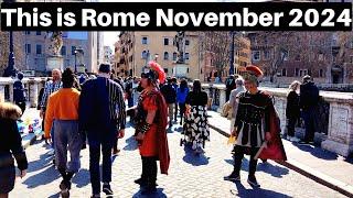 Rome Italy, This is Rome November 2024, Rome Walking Tour 2024