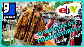 Which THRIFT STORE is BETTER, GOODWILL or...? / THRIFT with ME / TOP 5 BEST SELLERS / Shop my HAUL