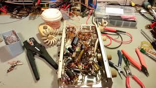 Metrotek Pacer 2 vintage tube type CB radio restoration.