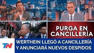 Werthein desembarcó en Cancillería y ya le pidió la renuncia a secretarios y subsecretarios