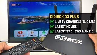 DigiBox D3 Plus Review & Unboxing | Live TV & Movies | IPTV Android TV Box