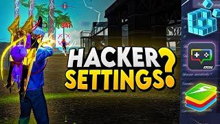 SECRET SETTINGS : To Get 99% Headshots  I Bluestacks 5 l Msi 5 (4K)