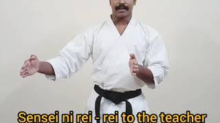 Japanese Terms In Karate /Rei/ In Malayalam