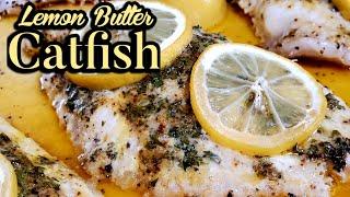 How to Make the Best Lemon Butter Baked Catfish| Baked Fish| #CatfishRecipe