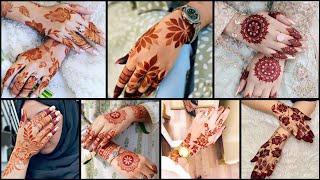 Simple Mehndi Design/Navratri Mehndi Design/back hand mehndi design simple arabic bridal/Mehndi