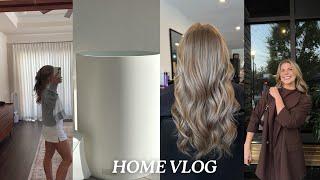 HOME VLOG: daily cold plunge, hair appointment, Christmas decor haul, date night