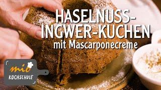 Haselnuss-Ingwer-Kuchen