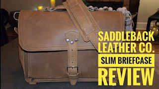 Saddleback Leather Co. Slim Briefcase Review. It's Awesome.