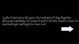 A gallon of paint covers 422 square feet and costs $29.85 | SolutionInn