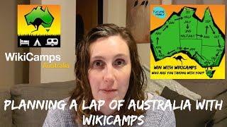 Using Wikicamps to plan a caravan or camping lap of Australia with kids