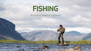 Fishing in Kiruna Lapland