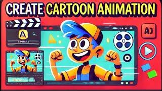 Tengeneza Cartoon animations Kwa kutumia simu Yako TU. How to create cartoon animation.