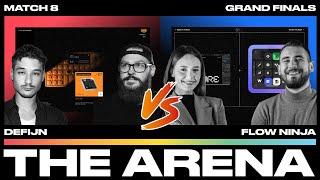 The Arena - FINALS | Retro Futuristic product website | Figma & Webflow Speed Build Challenge