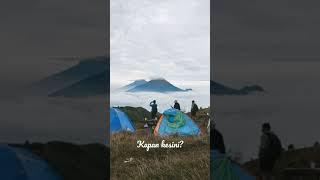 Gunung Prau - lihat view gini, Ya kali gamau naik gunung ? #shorts