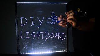 Build a Mini DIY Lightboard for Online Meeting