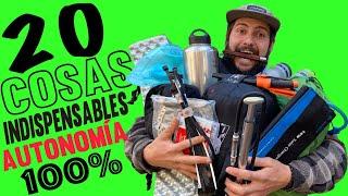 20 cosas INDISPENSABLES para VIAJAR EN BICI 100% EN AUTONOMÍA  !!