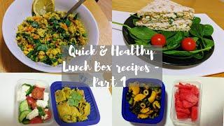 Quick Easy & Healthy Lunch Ideas for a week | Husband's Lunch Box | Wife's Lunch Box |