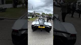 An Aston Martin Valkyrie Spider at Salon Privé London