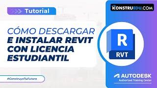 ¡Descarga e instala Revit GRATIS! Licencia estudiantil | Tutorial Paso a paso