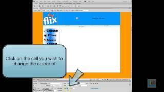 changing background colour of a table's cell Dreamweaver CS6
