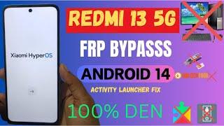 redmi 13 5g frp bypass || miui 14 frp bypass