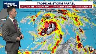 KHOU 11+ Weather Impact: Tracking Tropical Storm Rafael