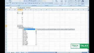 sum in excel