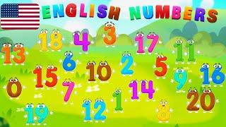 The Numbers in English for children - help the Numbers so that time does not stop