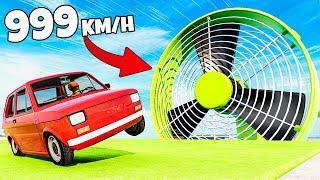 ️ LOSOWE AUTA KONTRA WIELKIE WIATRAKI!? | BeamNG Drive |