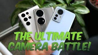 Samsung S22 Ultra vs Huawei P50 Pro vs Xiaomi 12 Pro  - Camera Comparison Test! | VERSUS