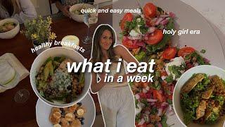 WHAT I EAT IN A WEEK(simple, easy and healthy meals)