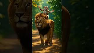 The Cunning Lion’s Evil Plan ️ | How the Lion Tricked His Monkey Friend #short #stories #aistory