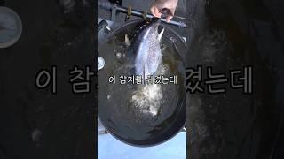 생참치를 200도 기름에 다시 빠삭 튀겼더니 맛이? #shorts