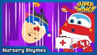 Humpty Dumpty | English Song | Nursery Rhymes | SuperWings Songs for Children