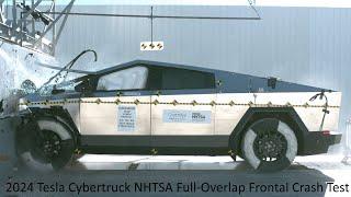 2024-2025 Tesla Cybertruck NHTSA Full-Overlap Frontal Crash Test