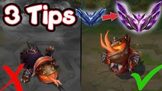 3 Tips to reach Masters in League