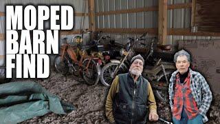 Rare Vintage Moped Hoard Barn Find in the Midwest