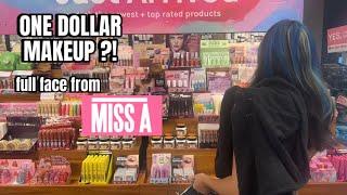 FULL FACE OF SHOP MISS A MAKEUP