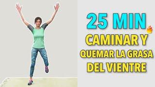 Entrenamiento 25 Minutos Quemar la Grasa del Vientre - Caminata en Casa