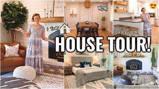 HOUSE TOUR 2021!! BEFORE & AFTER OF OUR ARIZONA FIXER UPPER | *1 YEAR of owning & renovating*