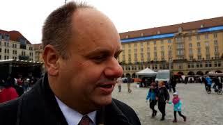 3. Pegida-Geburtstag in Dresden: Interview mit Oberbürgermeister Dirk Hilbert