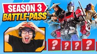 New *SEASON 3* BATTLE PASS in Fortnite! (OPTIMUS PRIME)