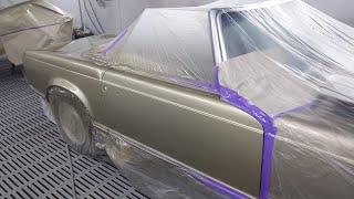 280SL Mercedes Benz Spray Painting RAW Video