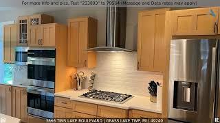 Priced at $849,000 - 3666 TIMS LAKE Boulevard, Grass Lake Twp, MI 49240