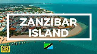 Aerial View of Zanzibar Island in Tanzania