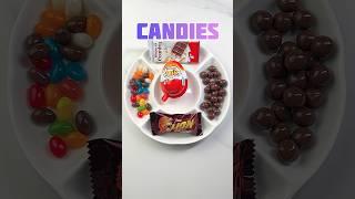 Most Popular Candies Platter #asmr #kineticsand #follow #surprise #relax #foodvlog #gummy #candy